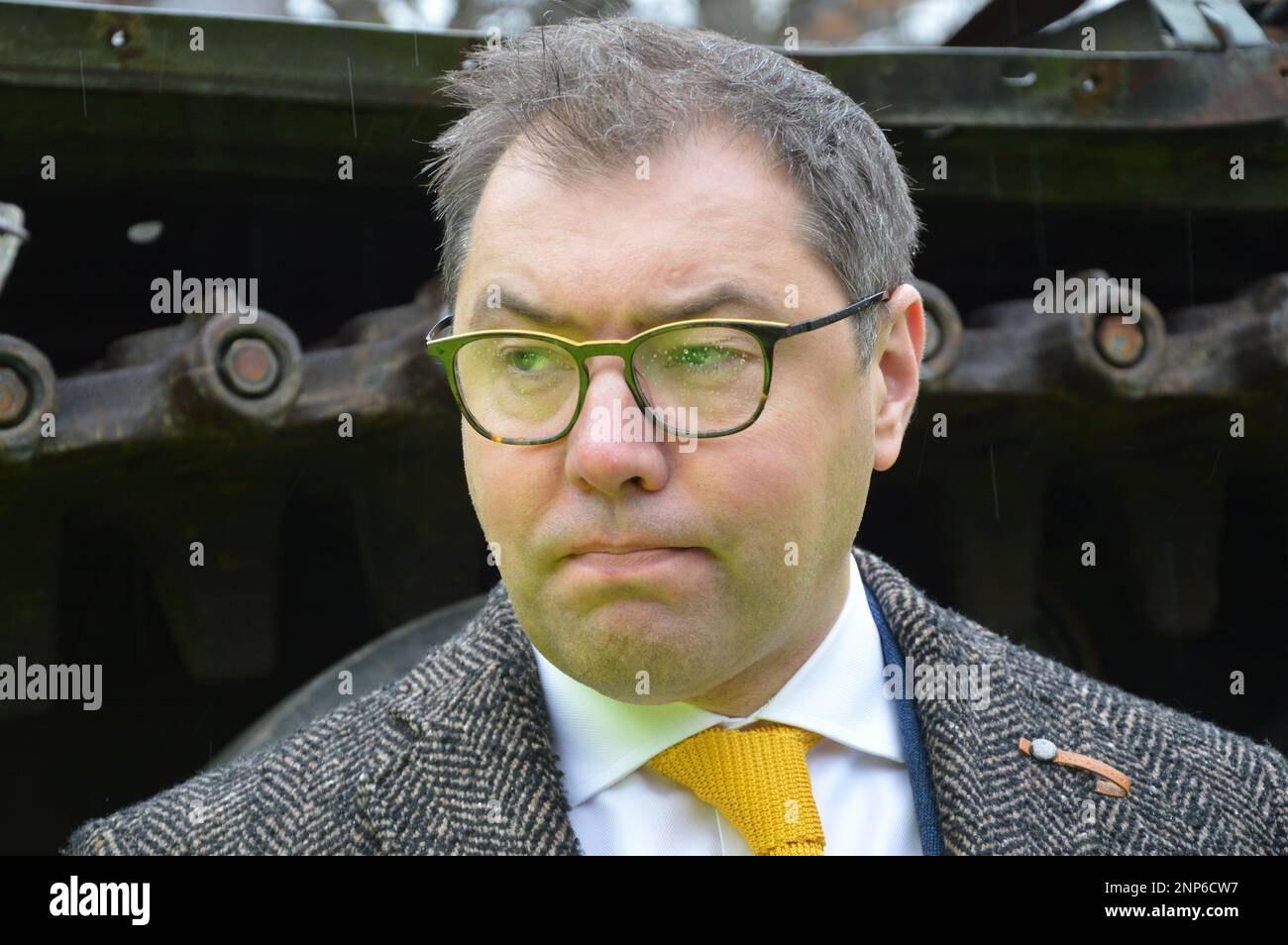 Berlin, Deutschland 24. Februar 2023 Oleksii Makeiev, Botschafter