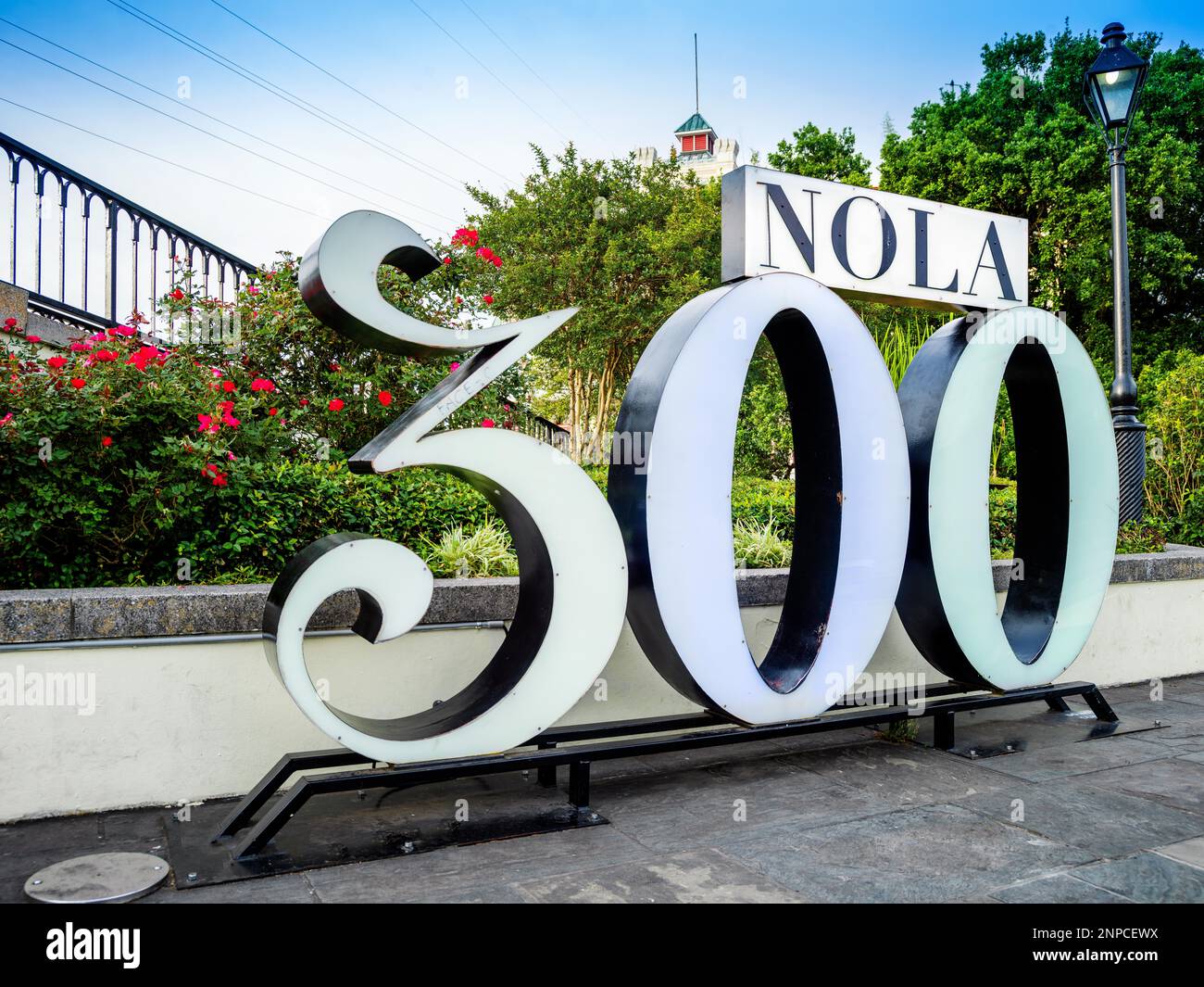 New Orleans feiert 300 Jahre, French Quarter Louisiana, USA Stockfoto