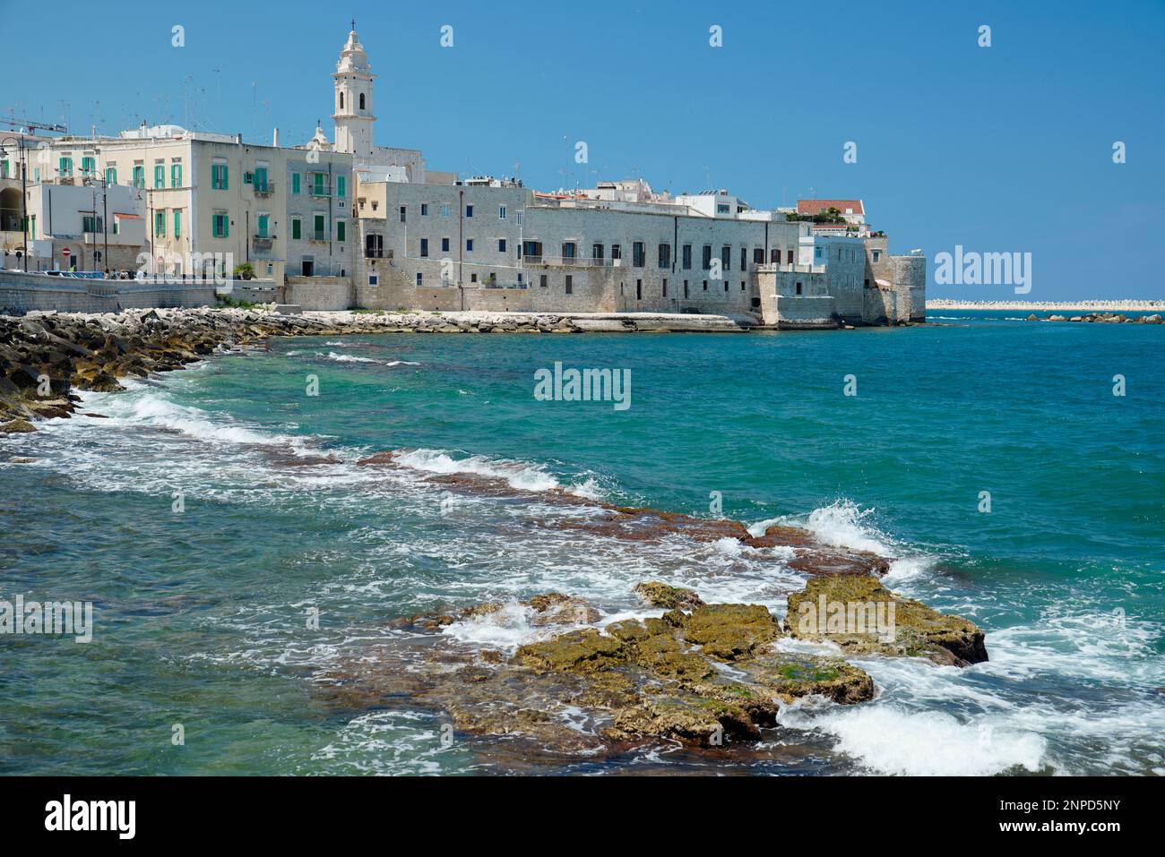Stadtbild, Molfetta, Provinz Bari, Region Apulien, Italien Stockfoto