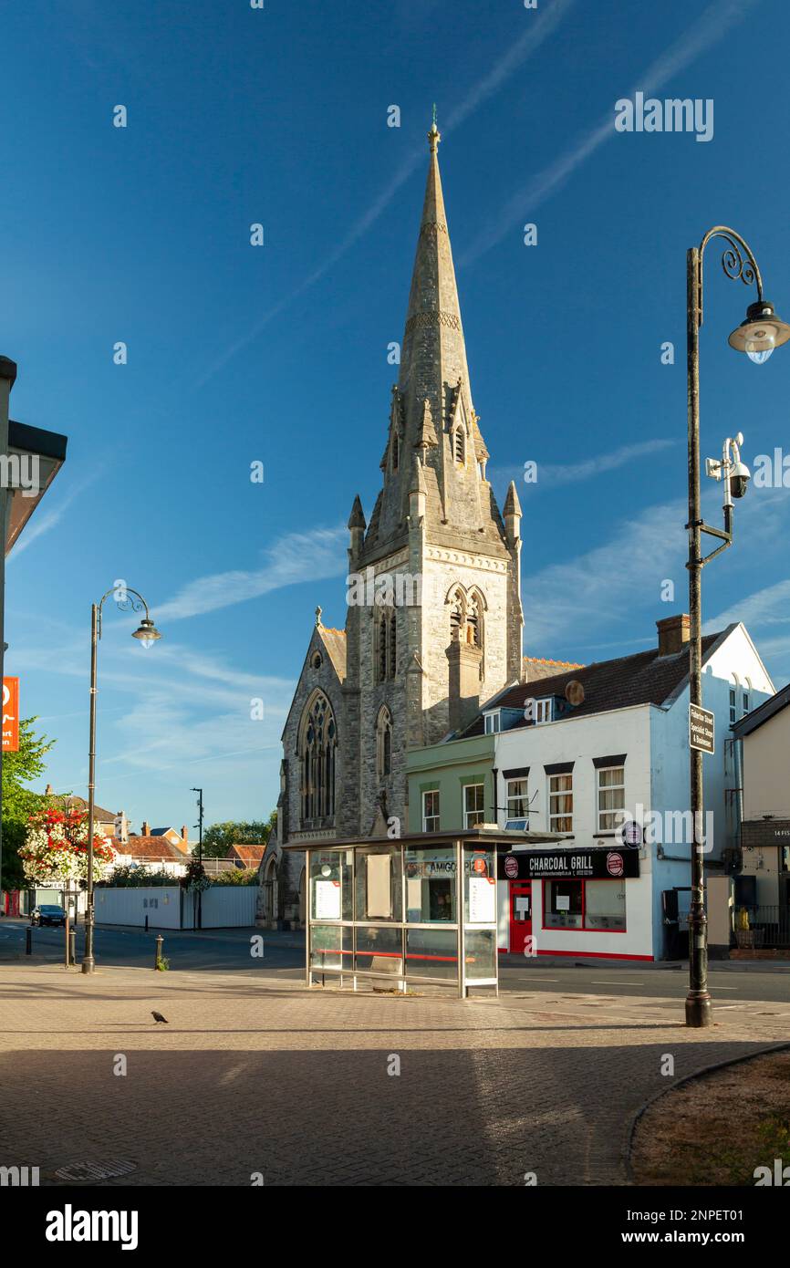 Vormittag in der United Reformed Church in Salisbury. Stockfoto