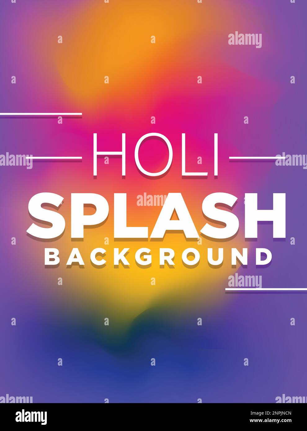 Happy holi Abstract Festival farbenfroher Hintergrund Stock Vektor