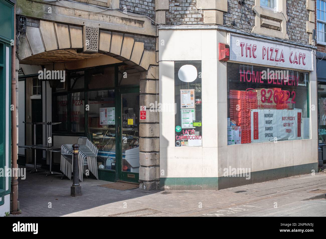 Das Pizza Cafe, Wallingford Stockfoto