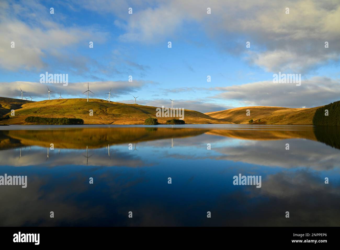 Geen Knowes Windfarm Scottish Power Renewable Energy Glendevon Stockfoto