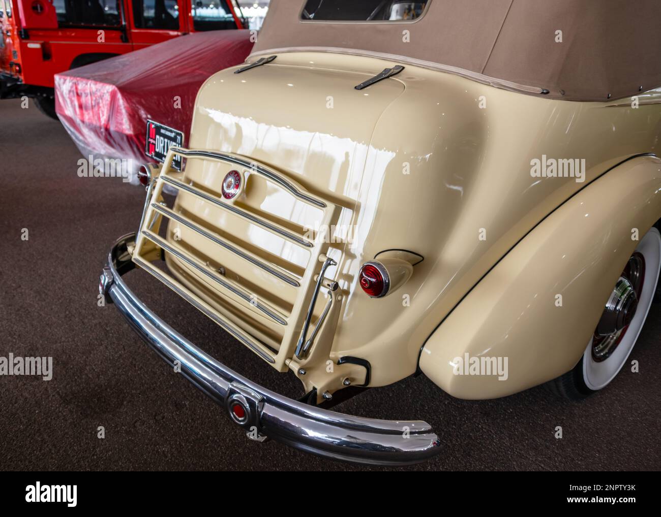 Flaggschiff 1938 Packard Model 1608 Cabriolet Limousine Stockfoto