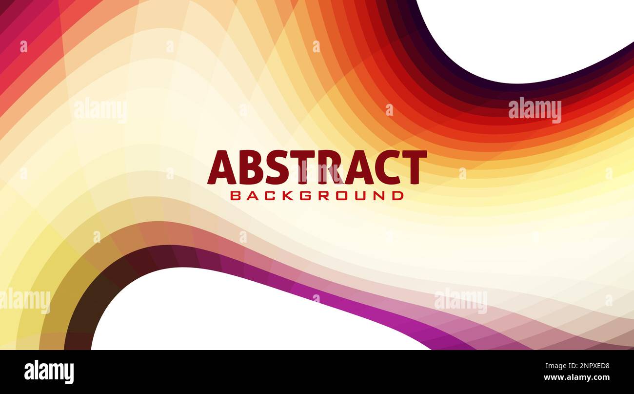 Abstrakter Hintergrund mit gekrümmter Form und Farbverlaufsmosaik. Grafisches Vektormuster Stock Vektor
