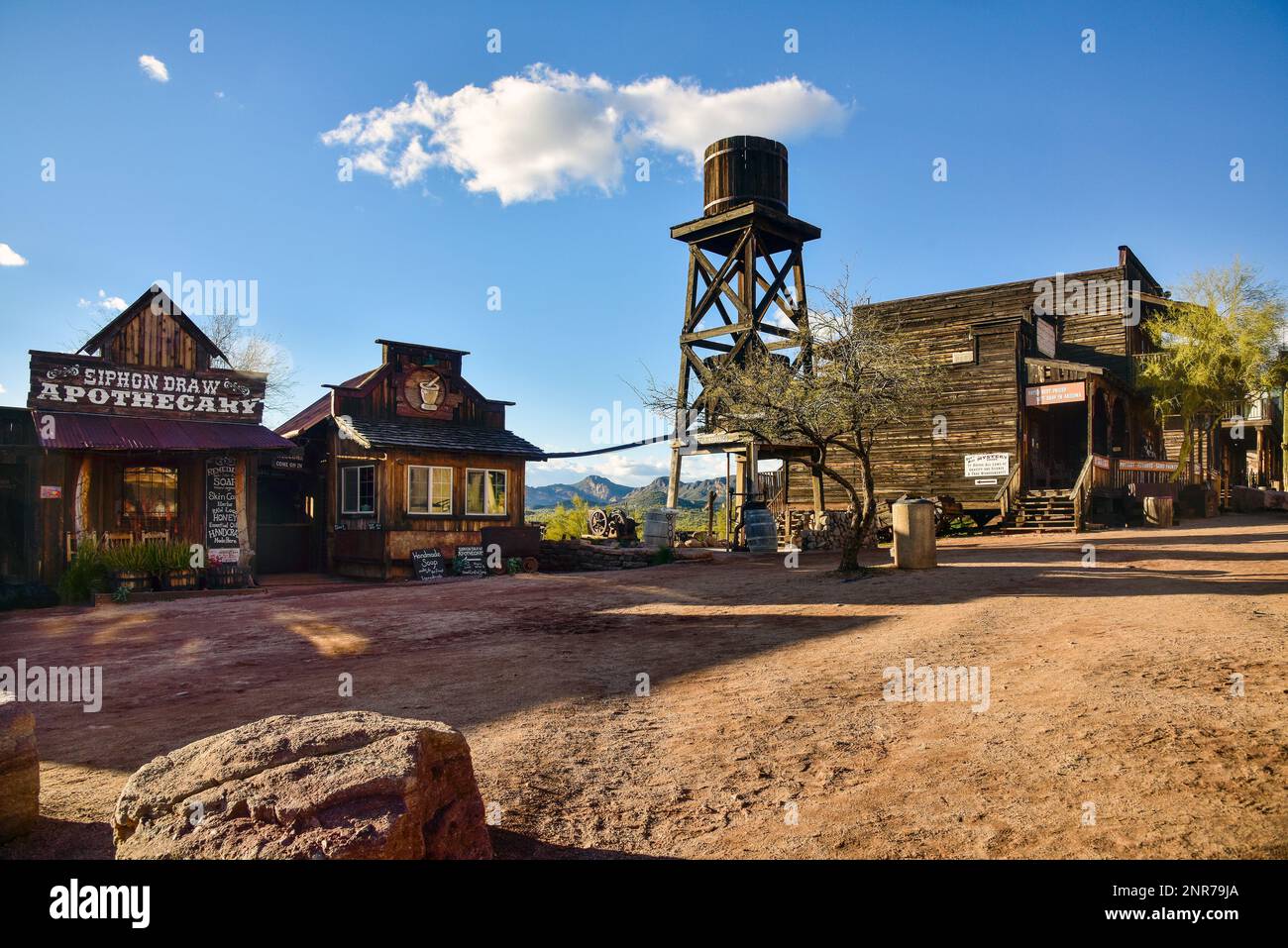Goldfield Ghost Town, Apache Junction, Arizona. Stockfoto