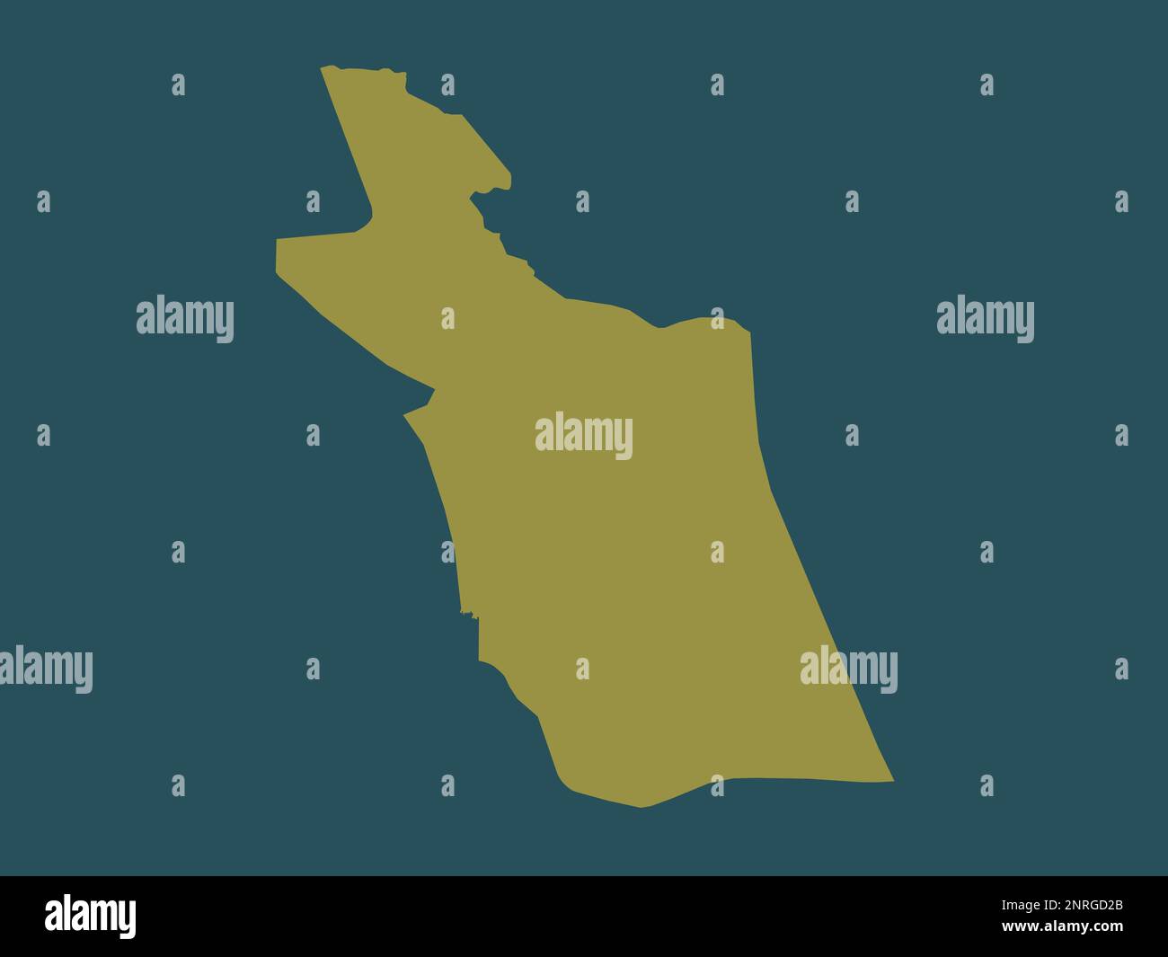 Ost-Darfur, Staat Sudan. Durchgehende Farbform Stockfoto