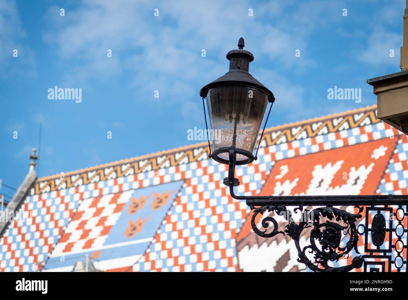 St Mark's Kirche, Zagreb, Kroatien Stockfoto