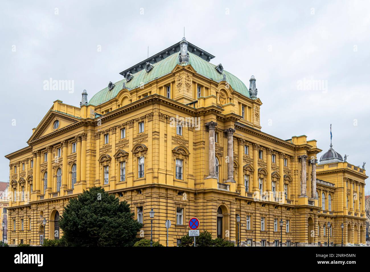 Zagreb Nationaltheater, Zagreb, Kroatien Stockfoto