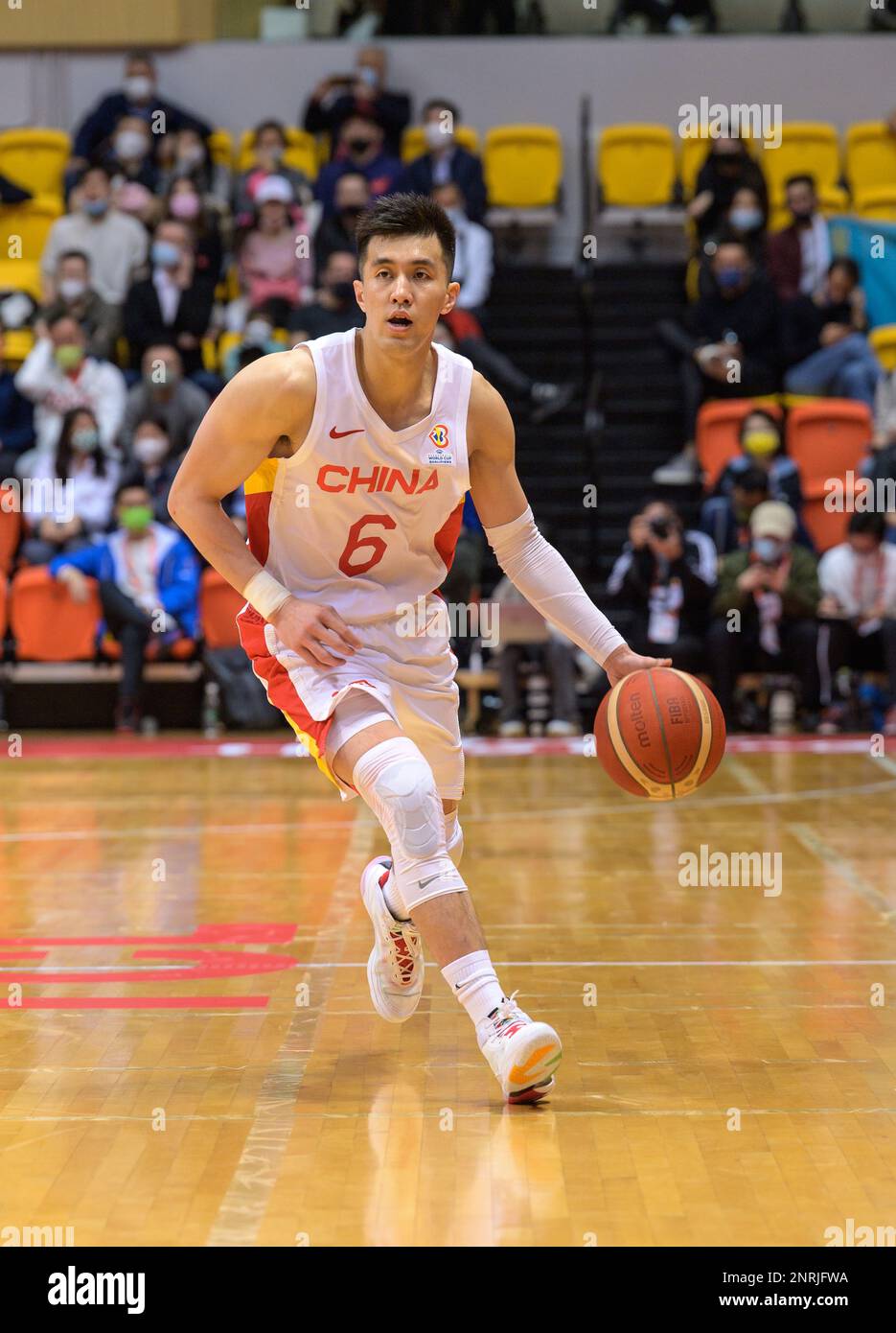 HONGKONG SAR, CHINA. 23. FEBRUAR 2023. FIBA Basketball World Cup Asian  Qualifiers, 2. Runde Gruppe F. China gegen Kasachstan im Tsuen Wan Sports  Cent Stockfotografie - Alamy