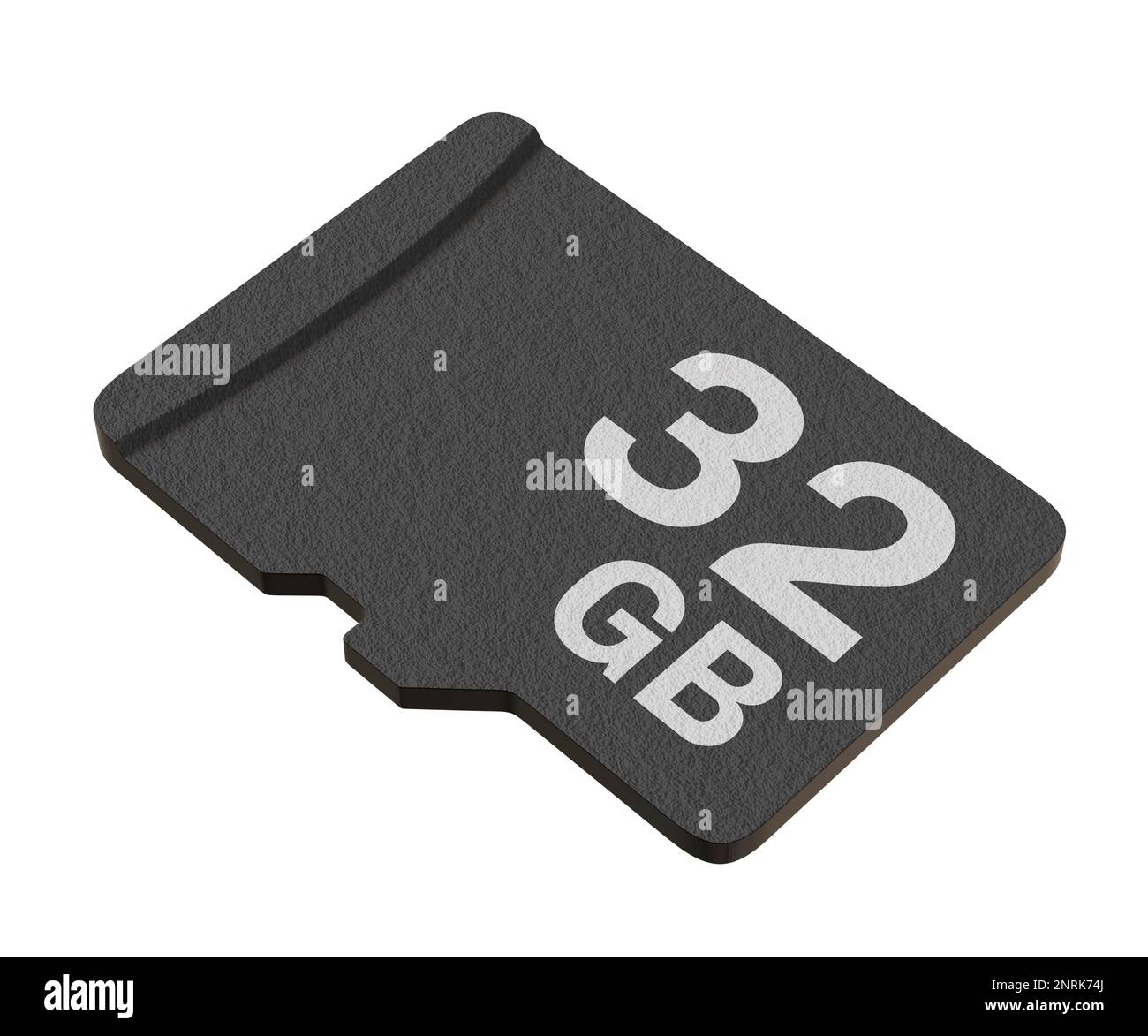 Speicherkarte mit 32 GB Speicherkapazität, microSD-Flash-Speicher Stockfoto