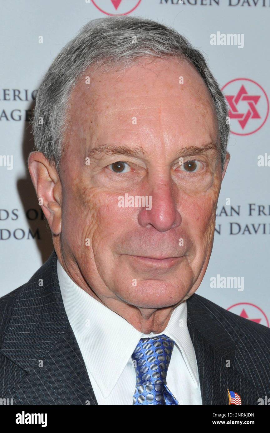 November 19th 2019 - Michael Bloomberg takes steps toward entering the 2020 United States presidential election. - File Photo by: zz/Demis Maryannakis/STAR MAX/IPx 2014 12/2/14 Michael Bloomberg at the American Friends of Magen David Adom Annual Benefit Dinner. (NYC) Stockfoto