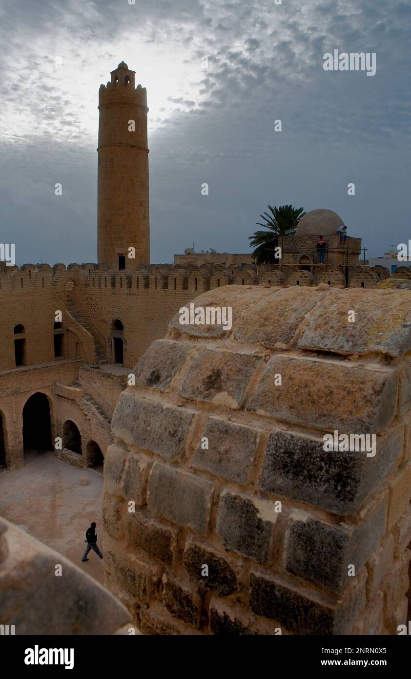 Tunez: Sousse. Ribat (Kloster-Festung) Stockfoto