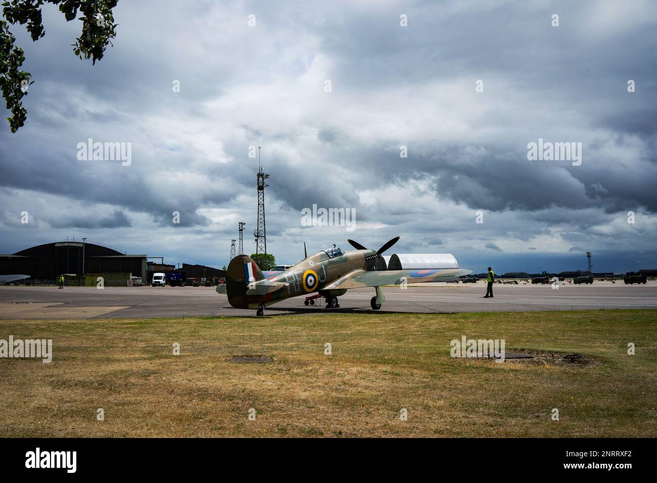 Schlacht Von Großbritannien, Gedenkflug Spitfire Stockfoto