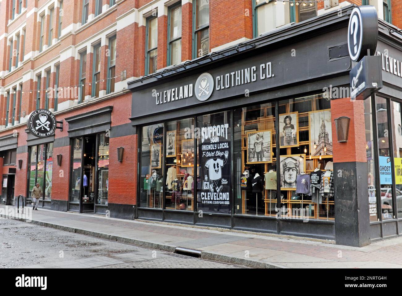 Der Cleveland Clothing Company Flagship Store an der Ecke East 4. und