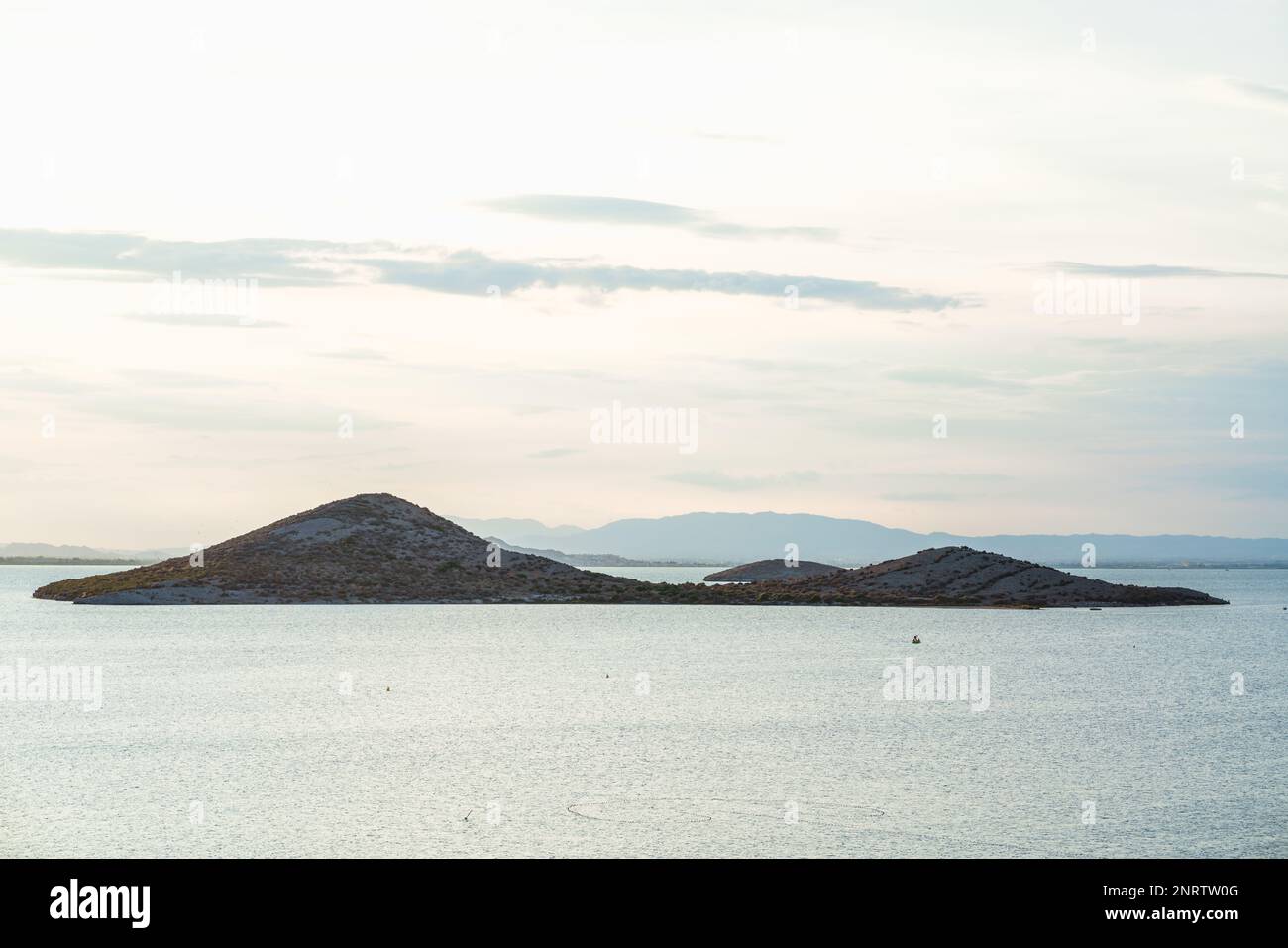 Malerischer Blick auf Mar Menor in Murcia, Spanien Stockfoto