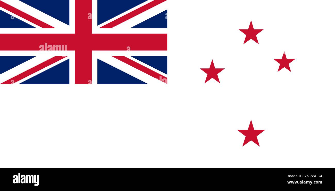 Royal New Zealand Navy Ensign Stockfoto