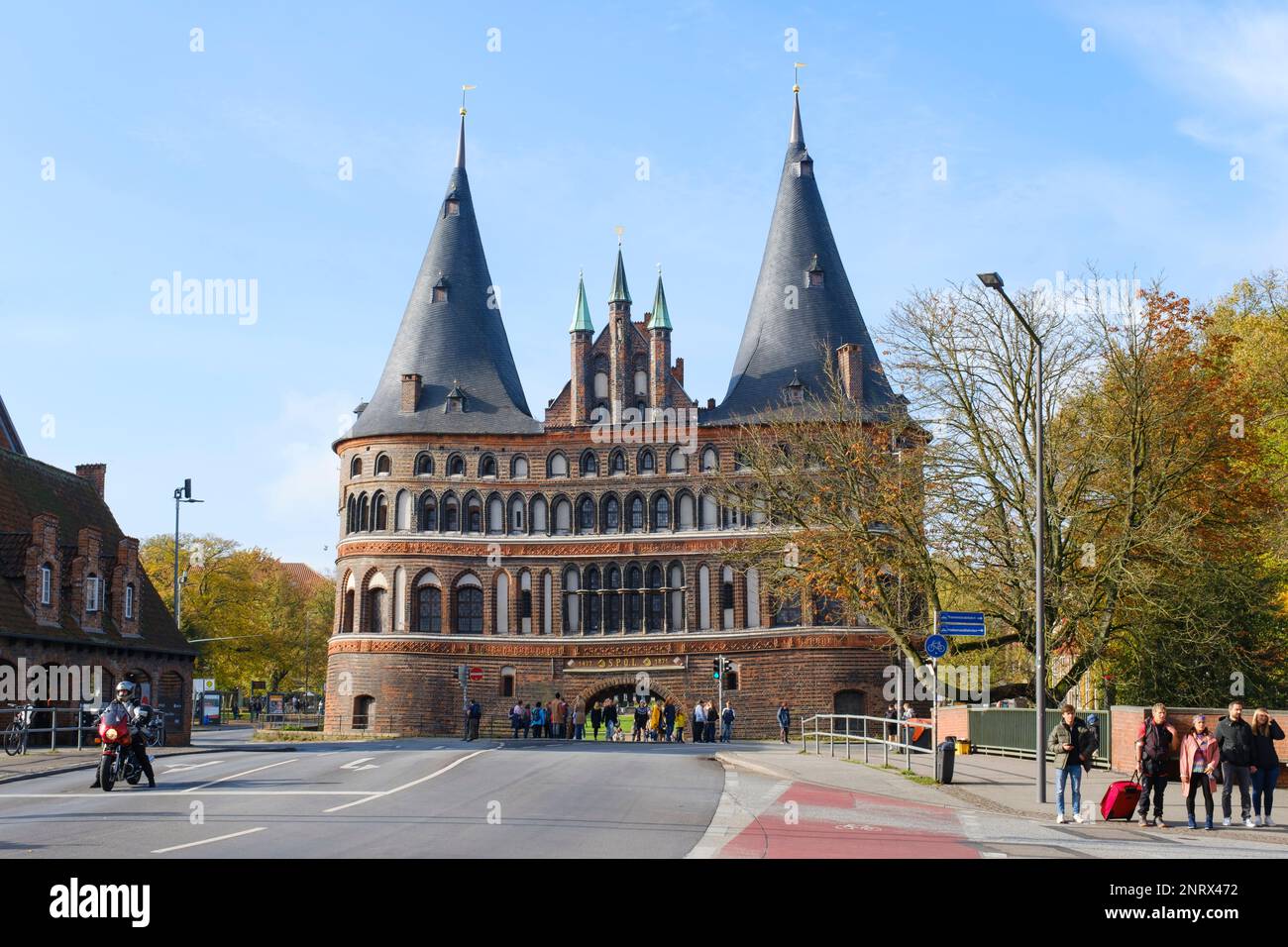 Holstentor, Lübeck, UNESCO-Weltkulturerbe, Schleswig-Holstein, Deutschland, Europa Stockfoto