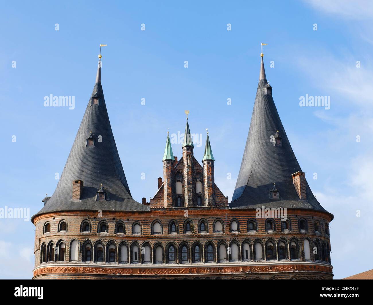 Holstentor, Lübeck, UNESCO-Weltkulturerbe, Schleswig-Holstein, Deutschland, Europa Stockfoto