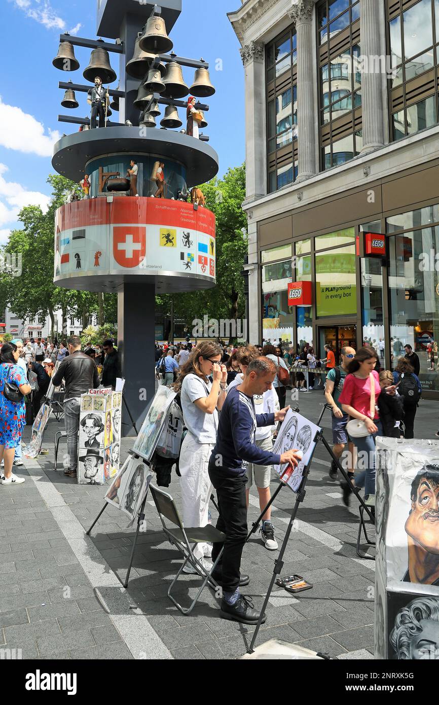 Leicester Square in London Stockfoto