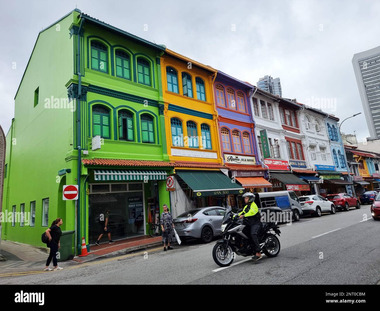 Bugis ist eine Gegend in Singapur, die die Bugis Street umfasst und sich jetzt im Einkaufszentrum Bugis Junction befindet. Singapur. Stockfoto