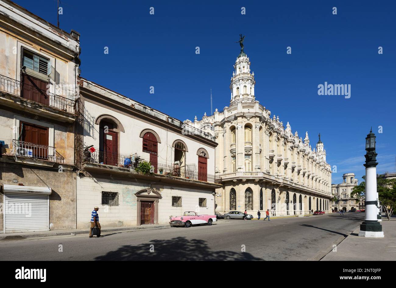 San José Straße im Zentrum von Havanna Stockfoto