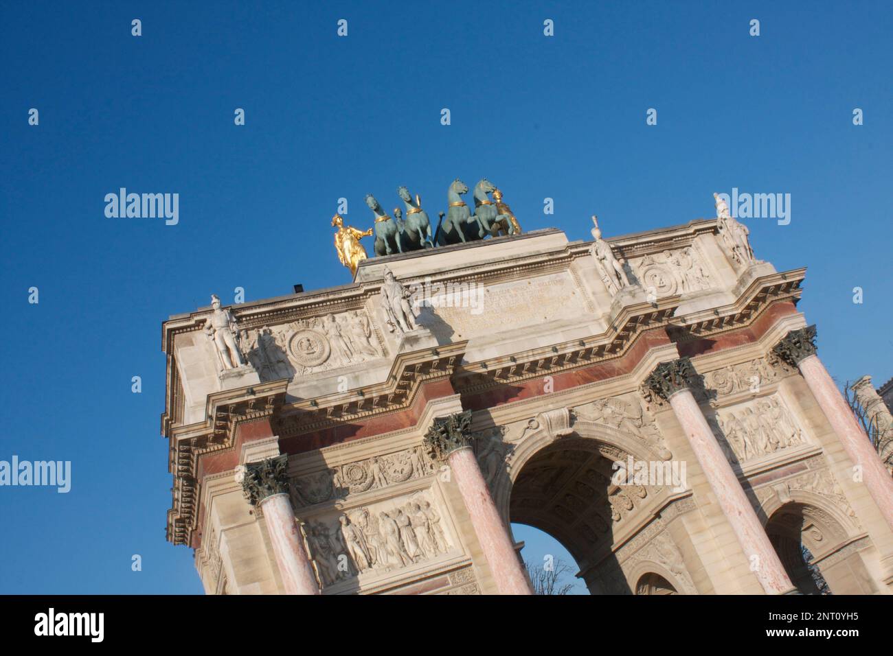 Arc de Triomphe du Carousel, Paris, Frankreich Stockfoto