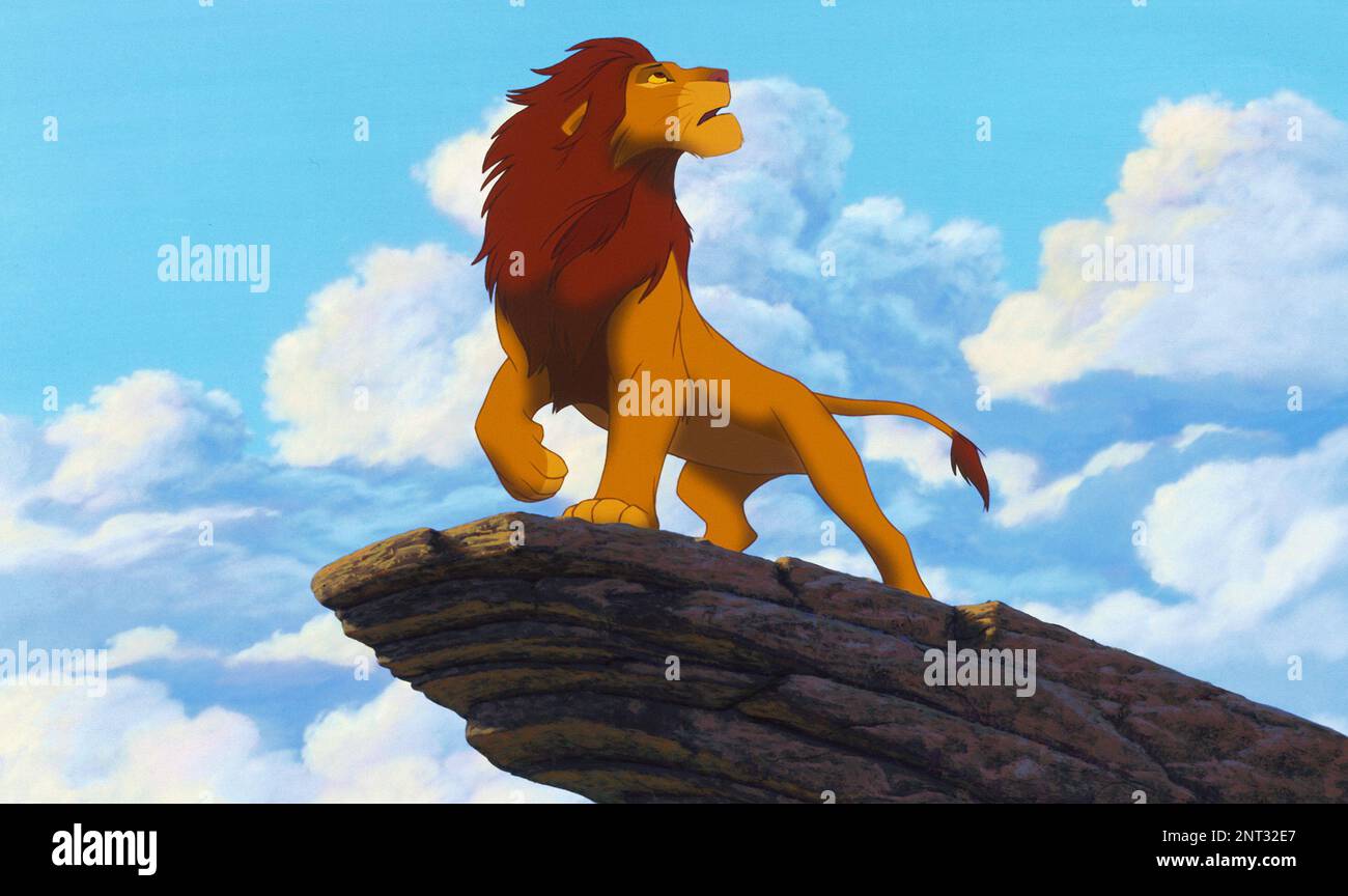 The Lion King Simba Regisseur - Roger Allers, Rob Minkoff Okt. 1994 FP the Lion King 02 FlixPix/Disney. Nur zur redaktionellen Verwendung. Copyright von Disney. Und/oder dem von der Film- oder Produktionsfirma beauftragten Fotografen. Eine obligatorische Gutschrift für das Filmunternehmen ist erforderlich. Ausschließlich für die Werbung für den obigen Film, es sei denn, der Endbenutzer erlangt eine schriftliche Autorität, die über die Filmfirma erlangt wurde. FlixPix ist NICHT der Urheberrechtsinhaber und dient ausschließlich als Dienstleistung für anerkannte Medienanbieter. Stockfoto