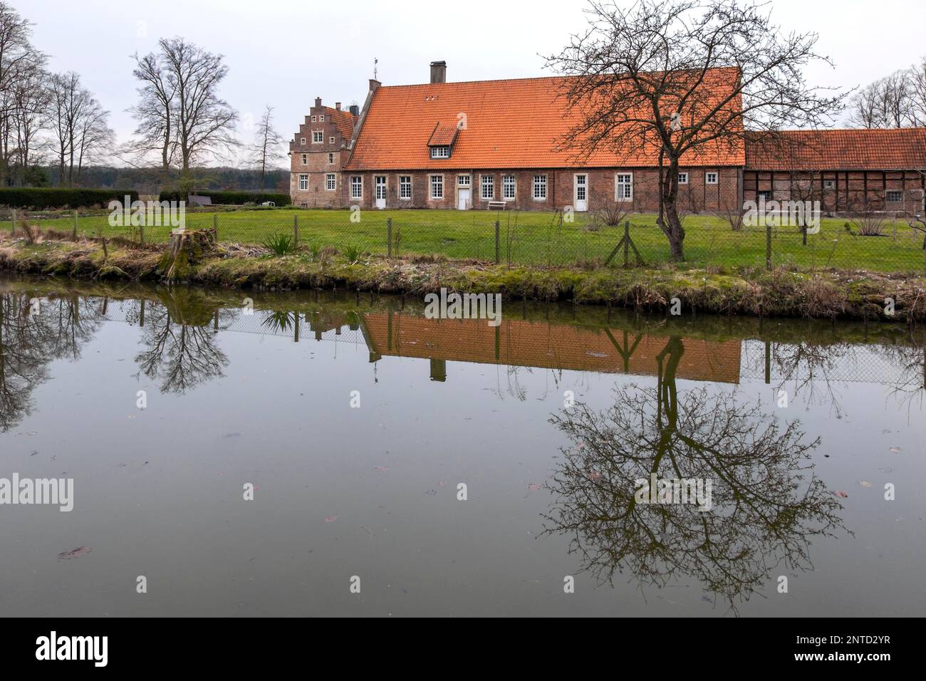 Graeftenhof House Round, Bauernhof Stockfoto