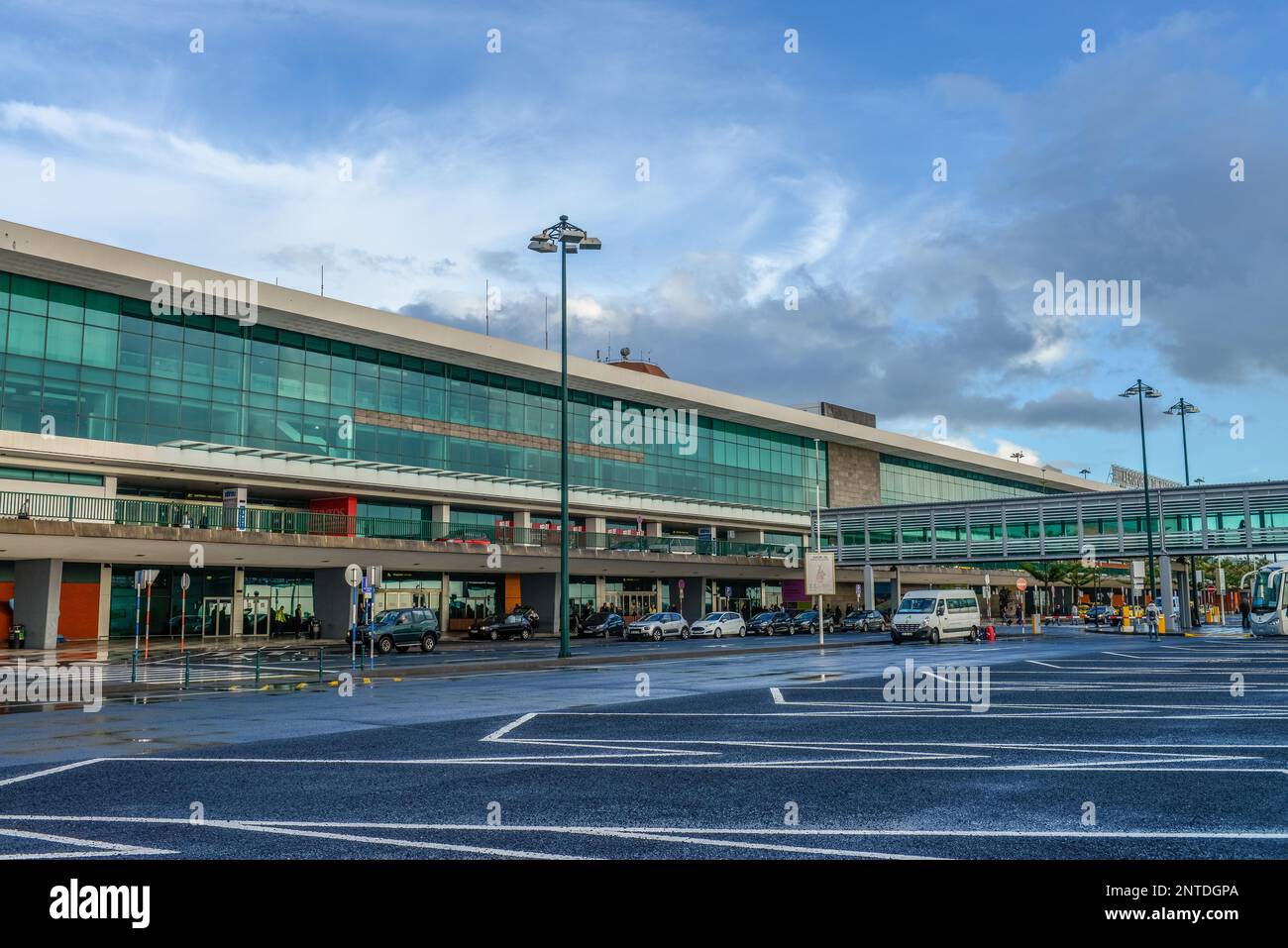 Flughafen, Funchal, Madeira, Portugal Stockfoto