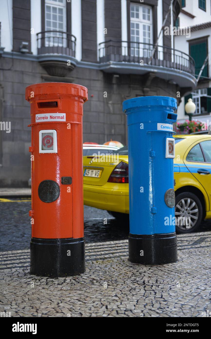 Mailbox, Funchal, Madeira, Portugal Stockfoto