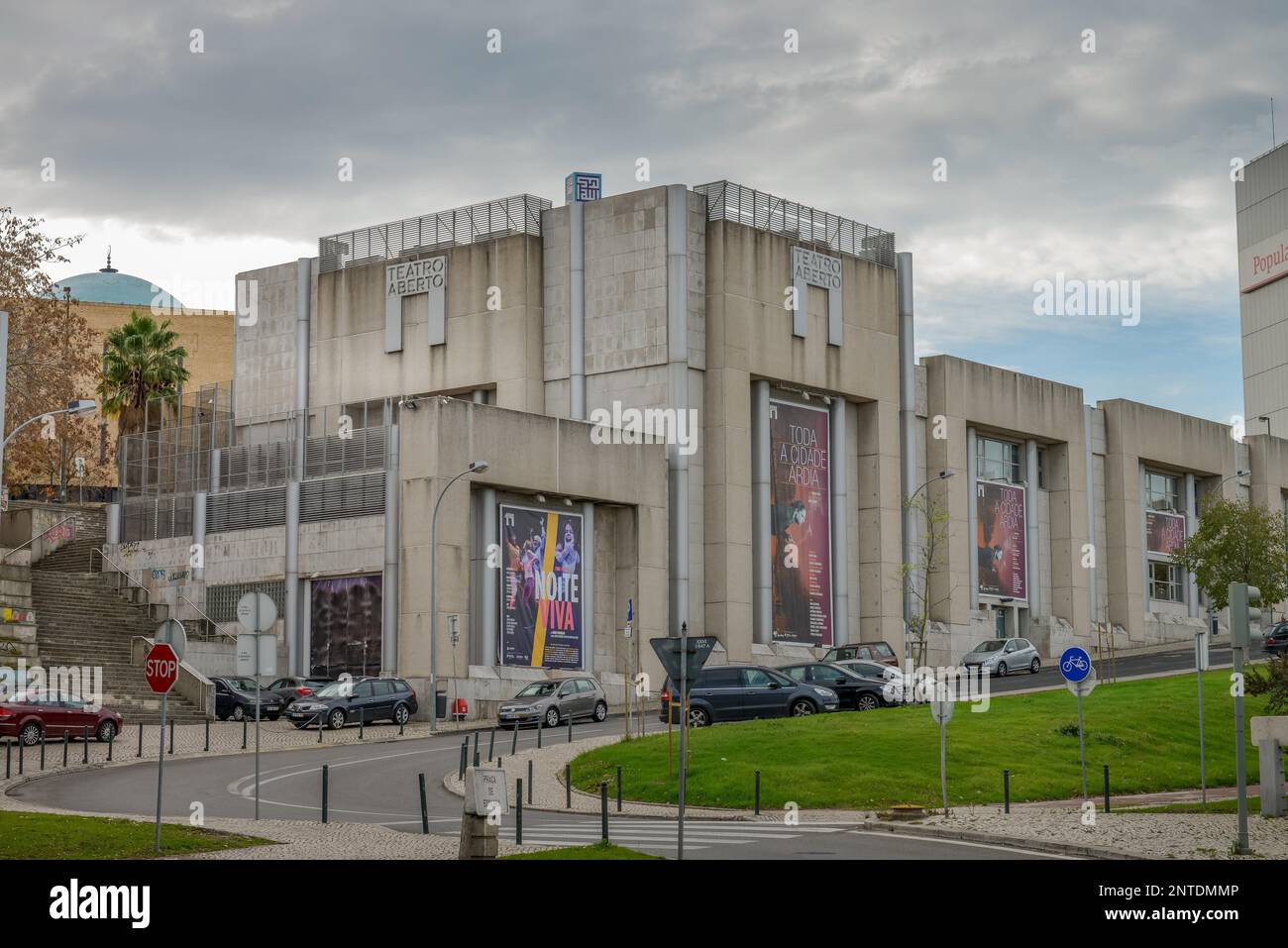 Teatro Aberto, Rua Armando Cortez, Lissabon, Portugal Stockfoto