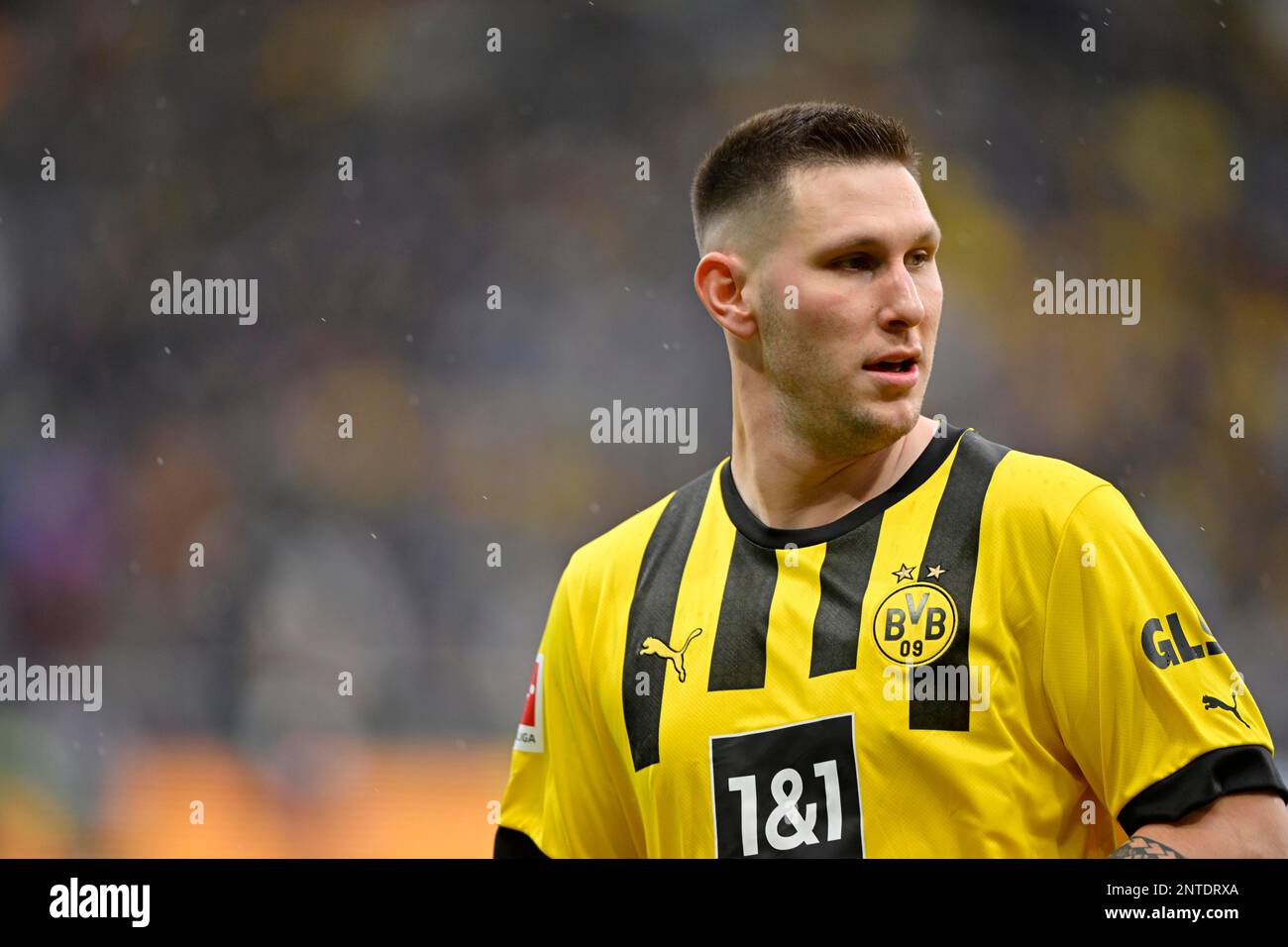 Niklas Suele Borussia Dortmund BVB (25), PreZero Arena, Sinsheim, Baden-Württemberg, Deutschland Stockfoto