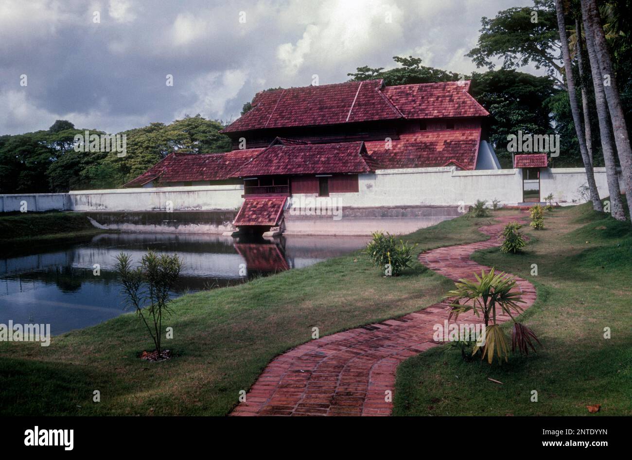 Krishnapuram Palace aus dem 18. Jahrhundert in Kajamkulam, Kerala, Südindien, Indien, Asien Stockfoto