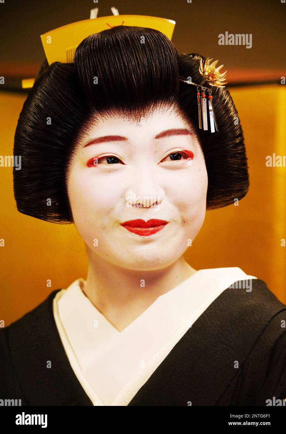 High Ranking Geisha Tamako, a new Tachikata, in charge of dancing, of Geiko, known as ...
