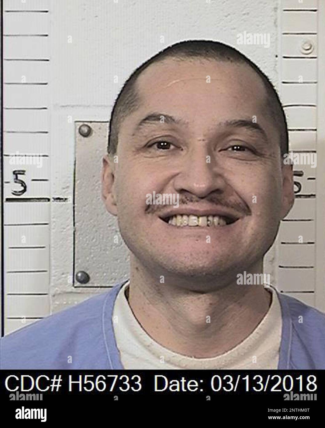 This March 13, 2018, photo released by the California Department of Corrections and