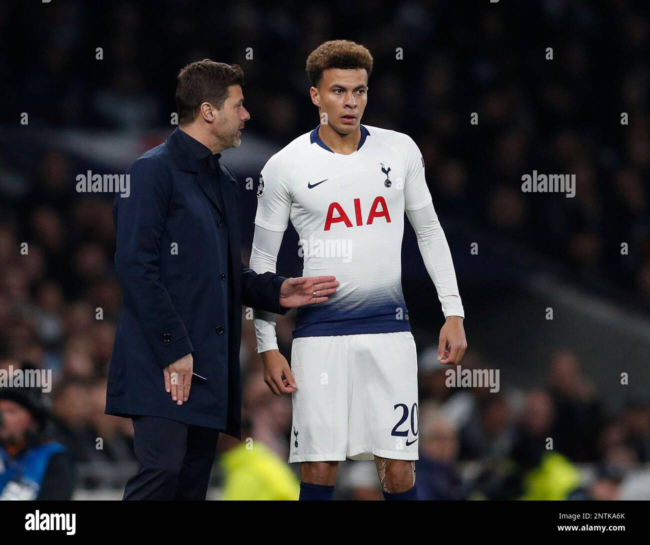 April 9, 2019 - London, United Kingdom - during the UEFA Champions League match at the Tottenham Hotspur Stadium, London. Picture date: 9th April 2019. Picture credit should read: Darren Staples/Sportimage(Credit Image: © Darren Staples/CSM via ZUMA Wire) (Cal Sport Media via AP Images) Stockfoto