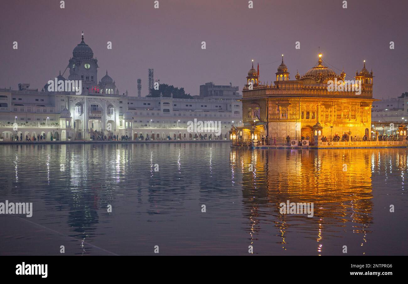 Goldener Tempel, Amritsar, Punjab, Indien Stockfoto