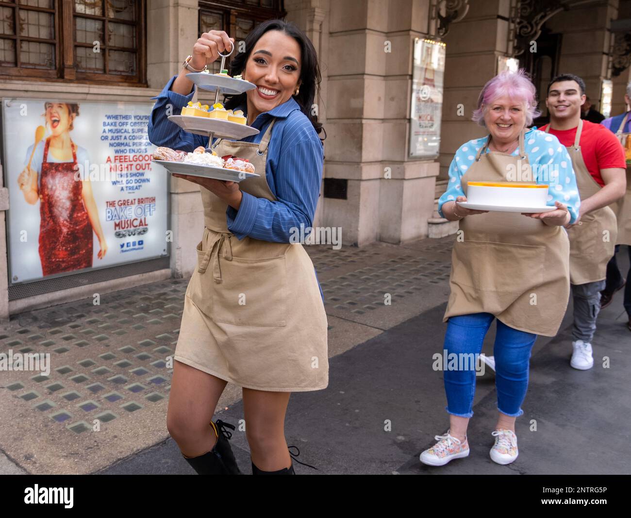 © Jeff Moore The Great British Bake Off Musical öffnet am West End im Noël Coward Theatre für einen zwölfwöchigen Lauf vom 25. Februar bis 13. Mai 2023. ICH Stockfoto