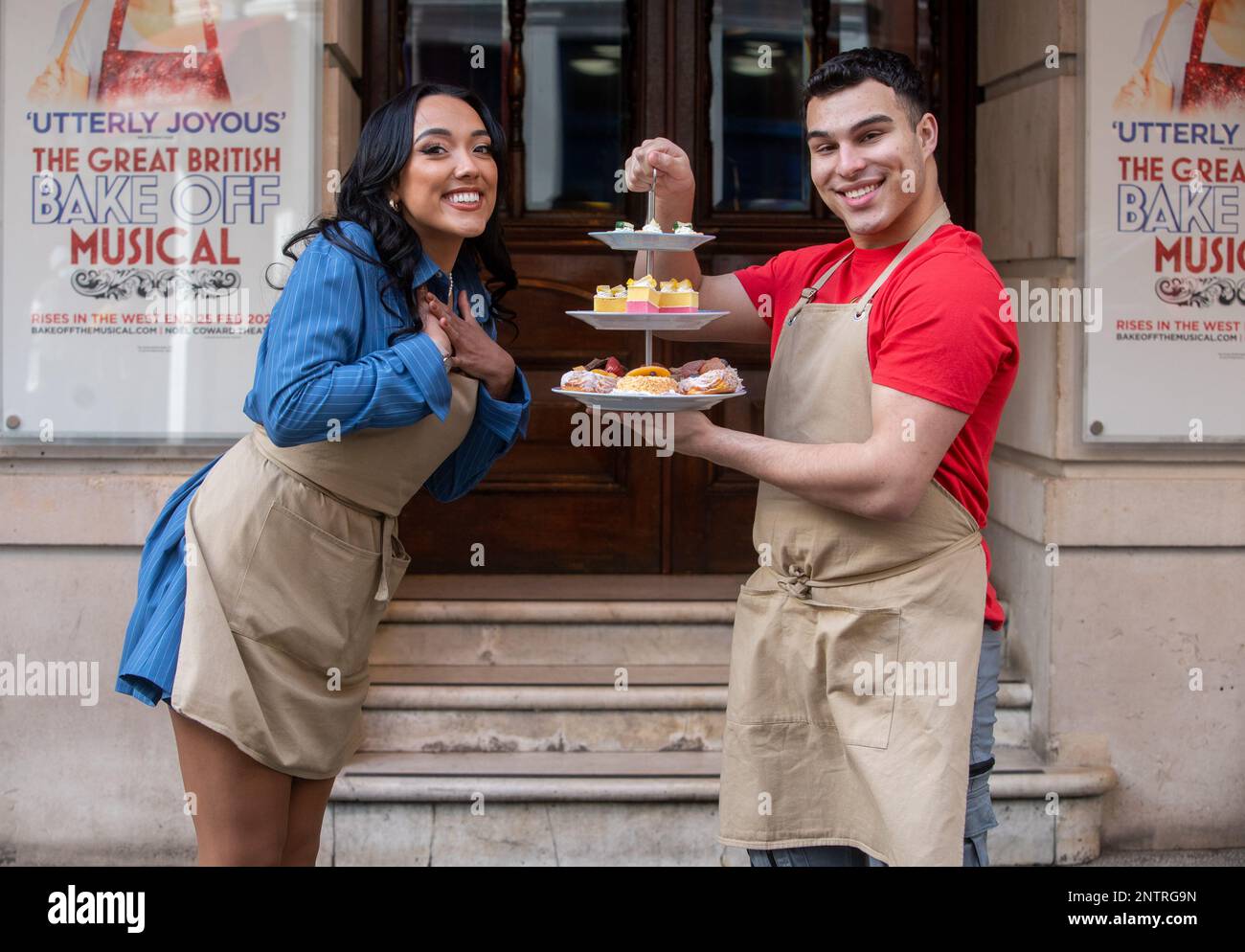 © Jeff Moore The Great British Bake Off Musical öffnet am West End im Noël Coward Theatre für einen zwölfwöchigen Lauf vom 25. Februar bis 13. Mai 2023. ICH Stockfoto