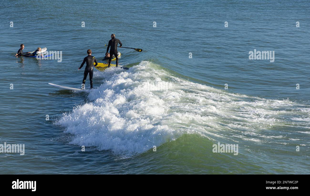 SurfersPoole Hafen Stockfoto