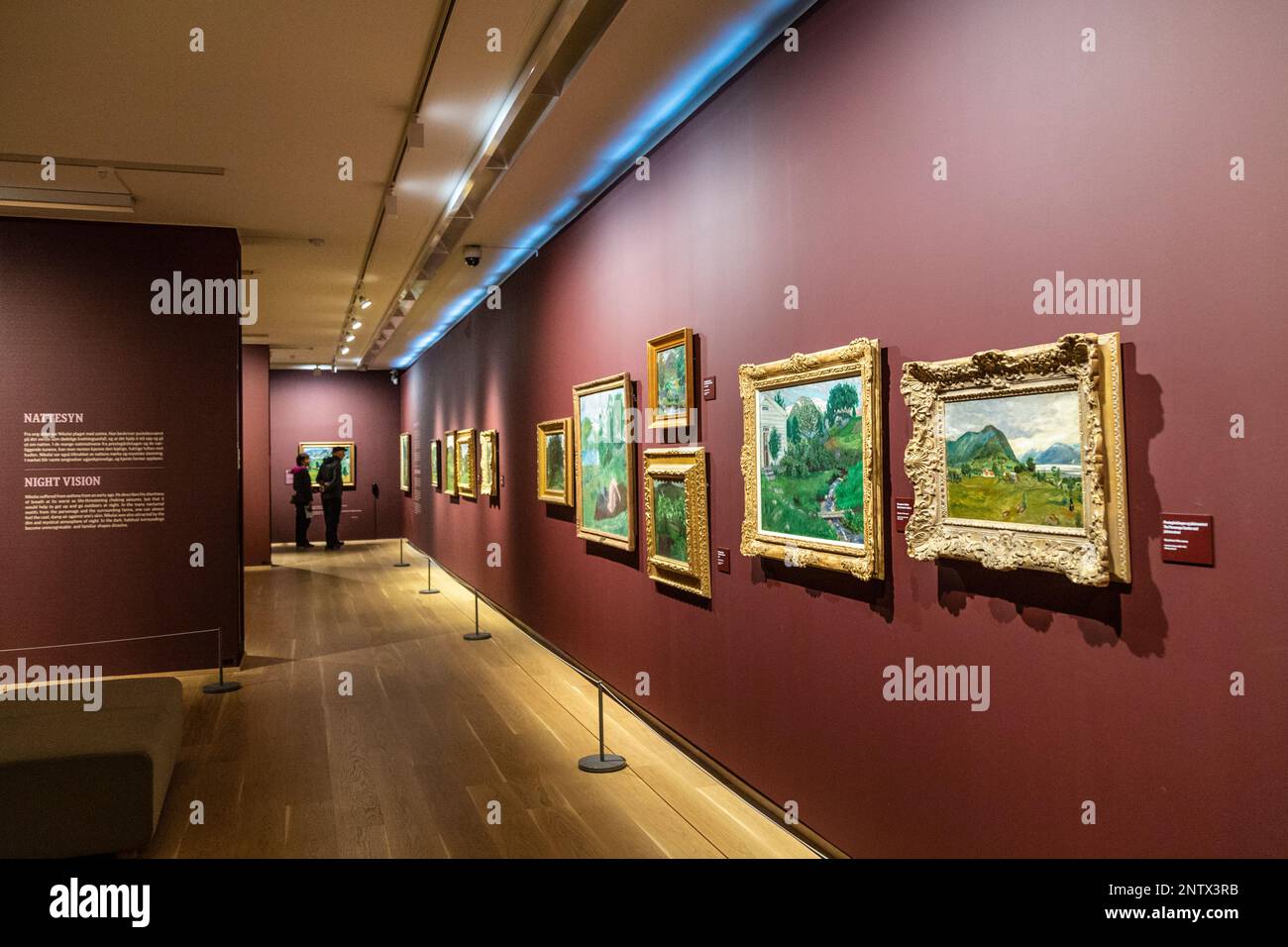 Das Innere des Kunstmuseums Kode, Bergen, Norwegen Stockfoto