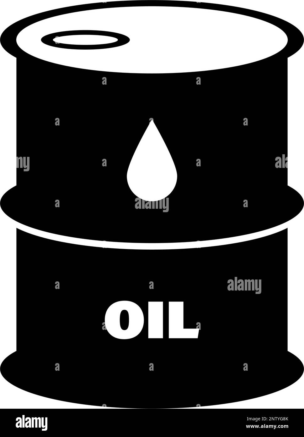 Silhouettensymbol des Öltanks. Kraftstofftank. Energiewirtschaft. Bearbeitbarer Vektor. Stock Vektor