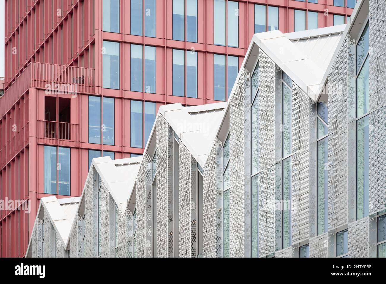 London, England, UK - 22 Büroentwicklung in der Handyside Street von Coffey Architects Stockfoto