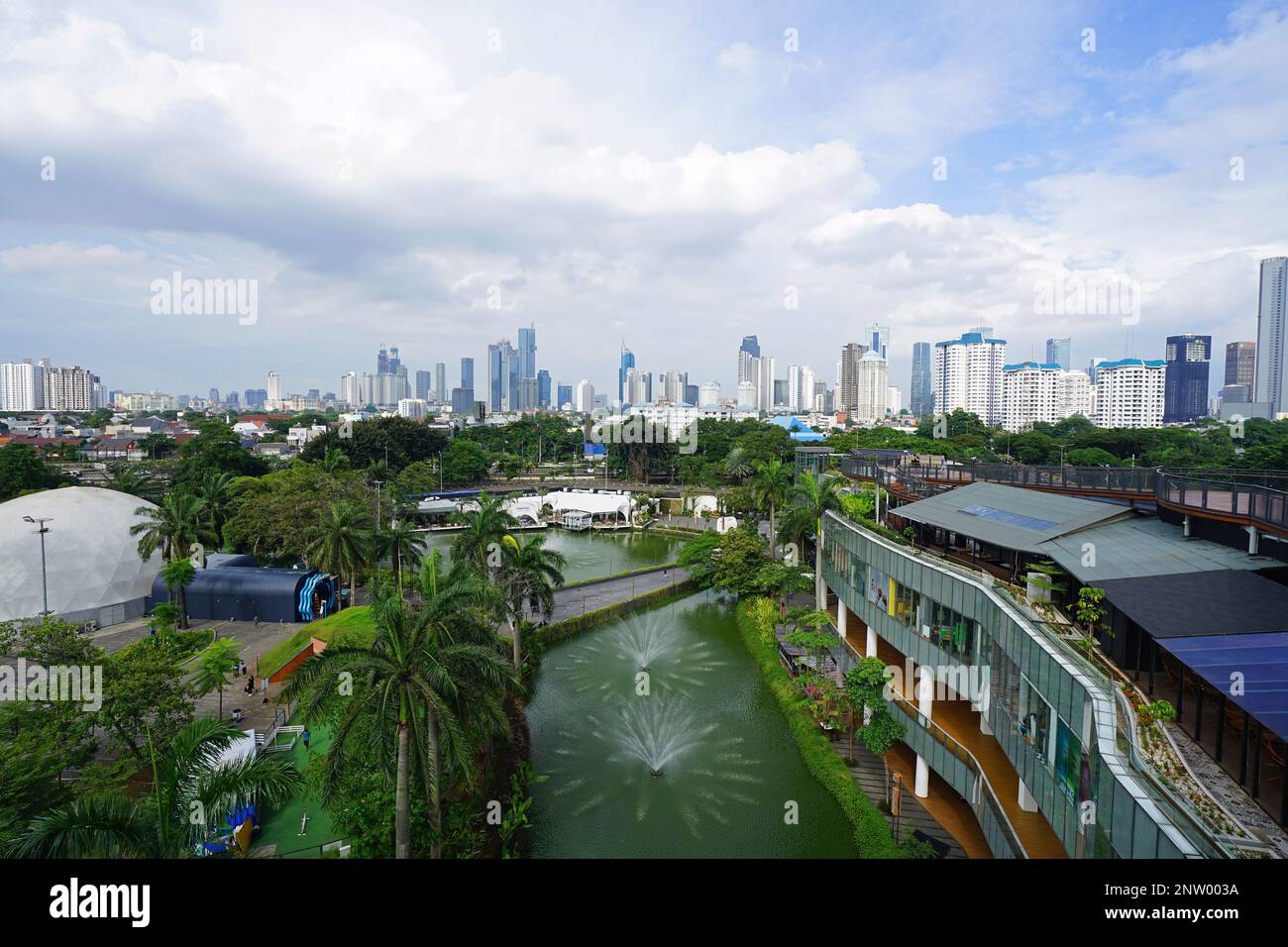Spark Senayan Park Mall, Jakarta, Indonesien Stockfoto