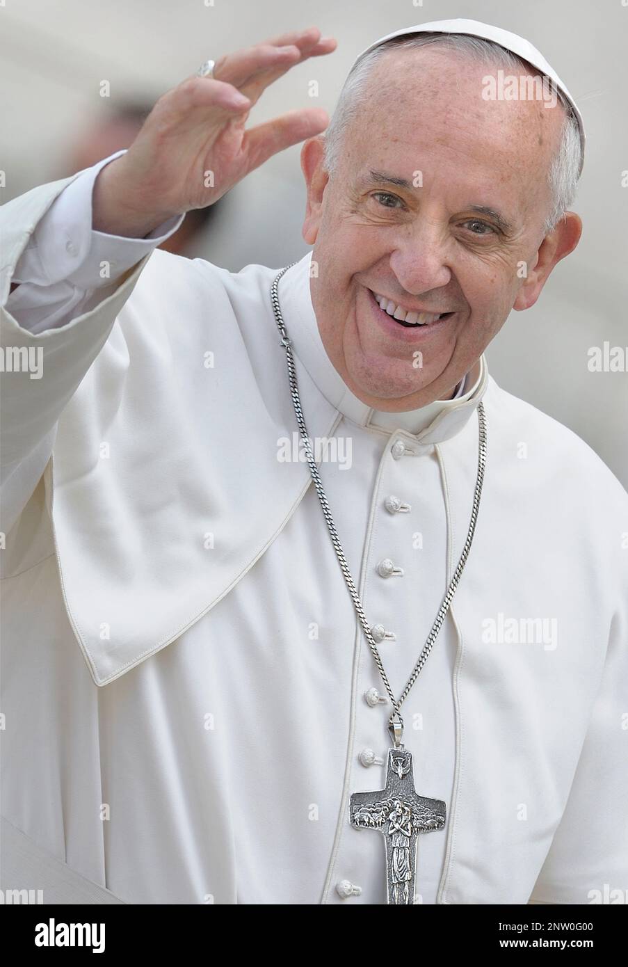 13. März 2023 markiert 10 Jahre Papst Franziskus. Im Bild: Stockfoto