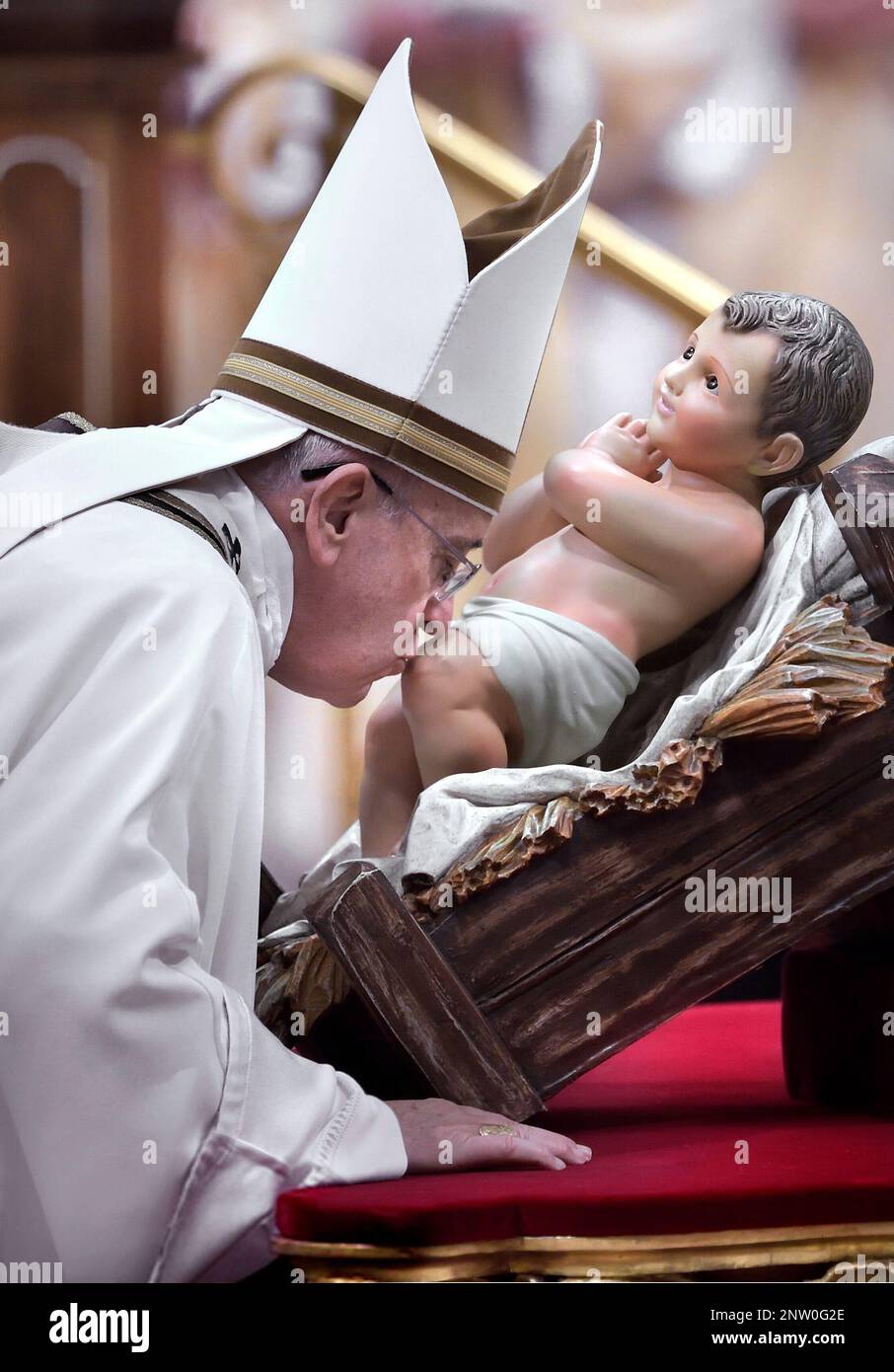 13. März 2023 markiert 10 Jahre Papst Franziskus. Im Bild: Stockfoto
