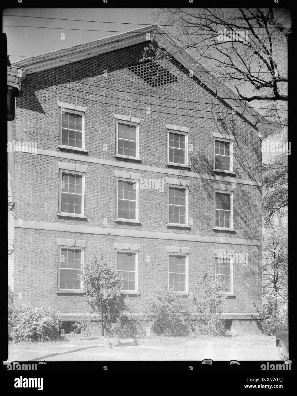 Old College, USA, Athen, Clarke County, Georgia. Carnegie Survey of the Architecture of the South (Carnegie-Umfrage zur Architektur des Südens). Usa, Georgia, Clarke County, Athen, Gebäude, Schulen. Stockfoto