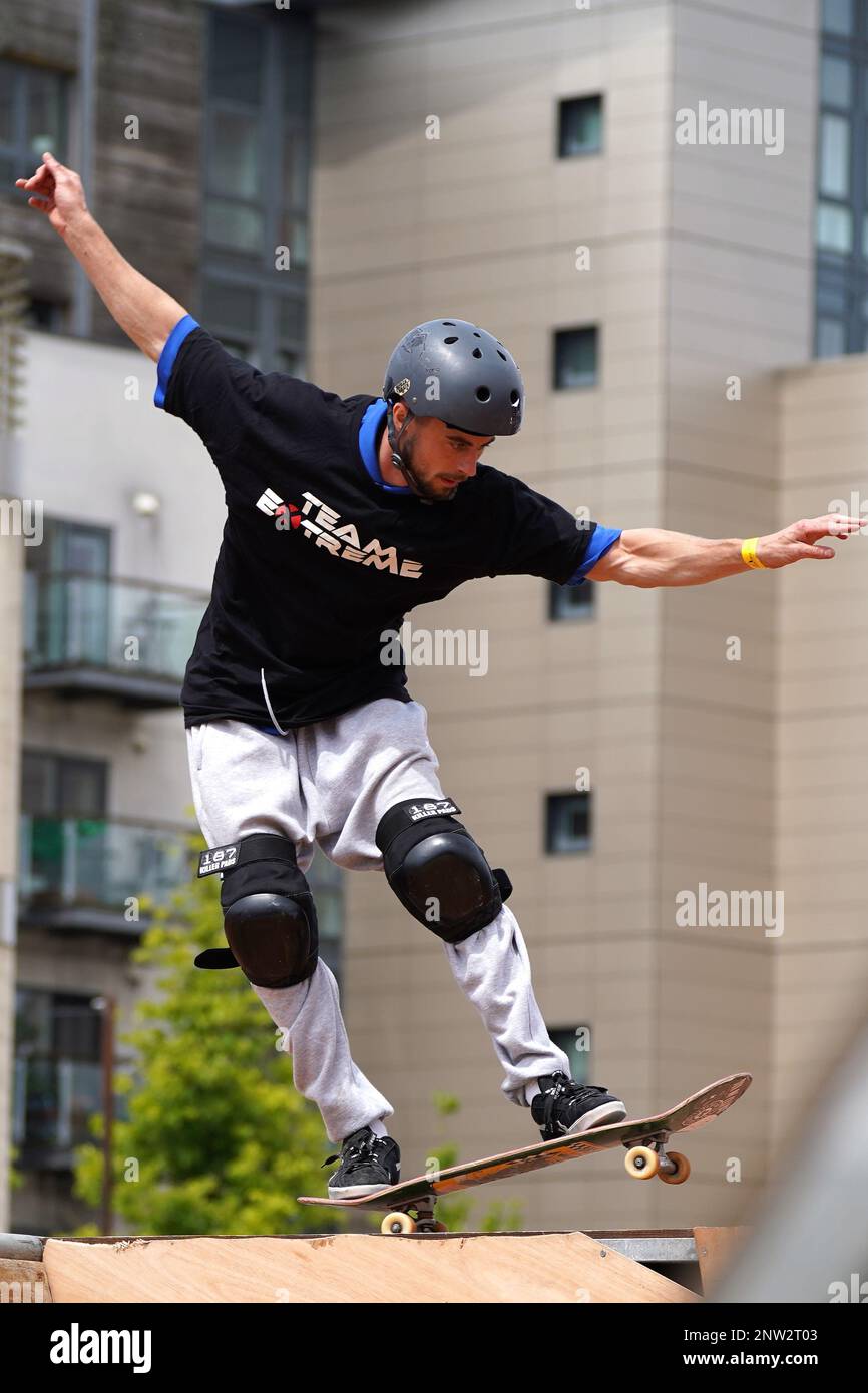 Urdd Urban Games Extreme Sports Stockfoto