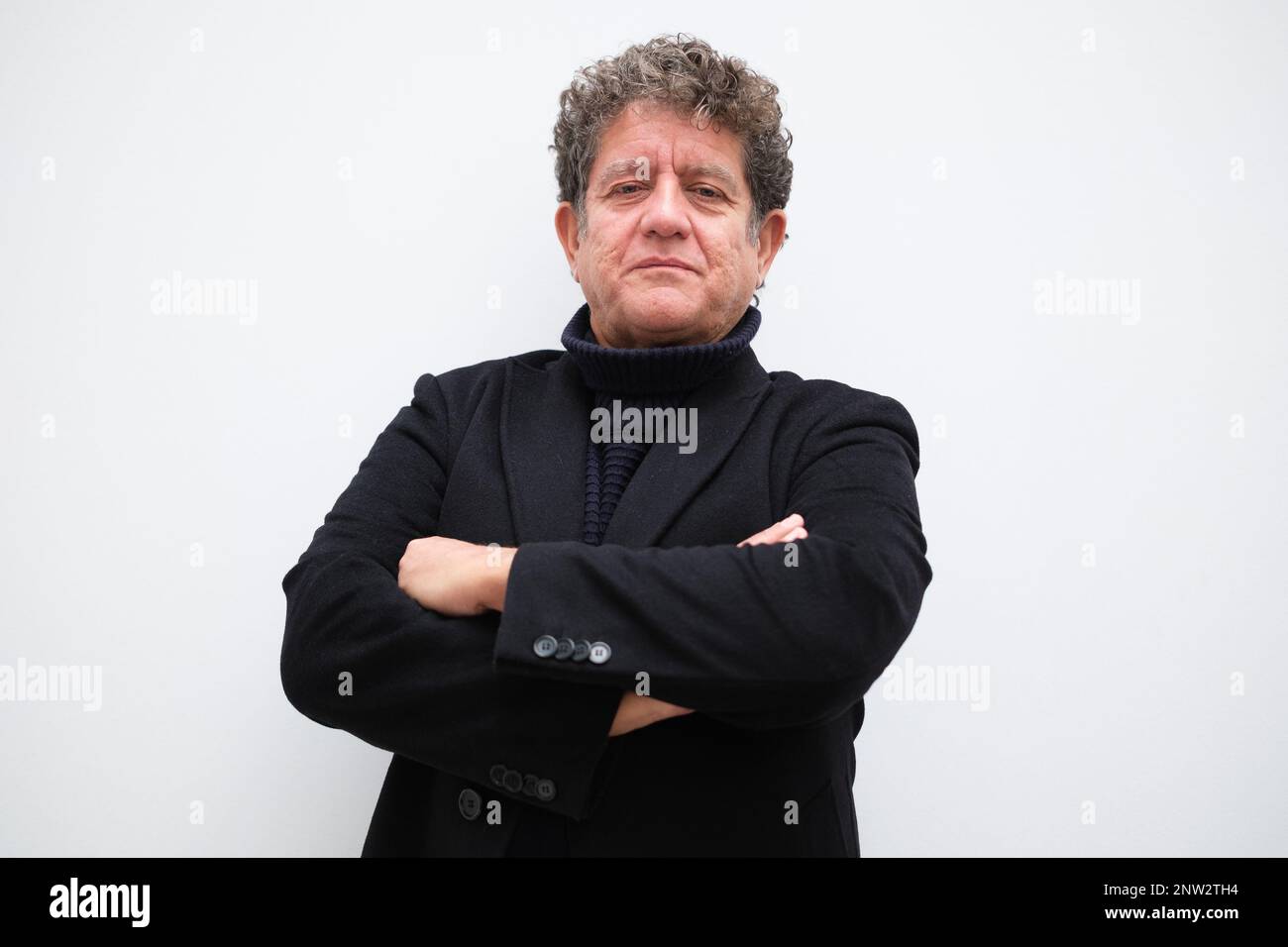 Madrid, Spanien. 28. Februar 2023. Der Schauspieler Pedro Casablanc posiert während der Porträtveranstaltung in Madrid für Fotos. (Foto: Atilano Garcia/SOPA Images/Sipa USA) Guthaben: SIPA USA/Alamy Live News Stockfoto